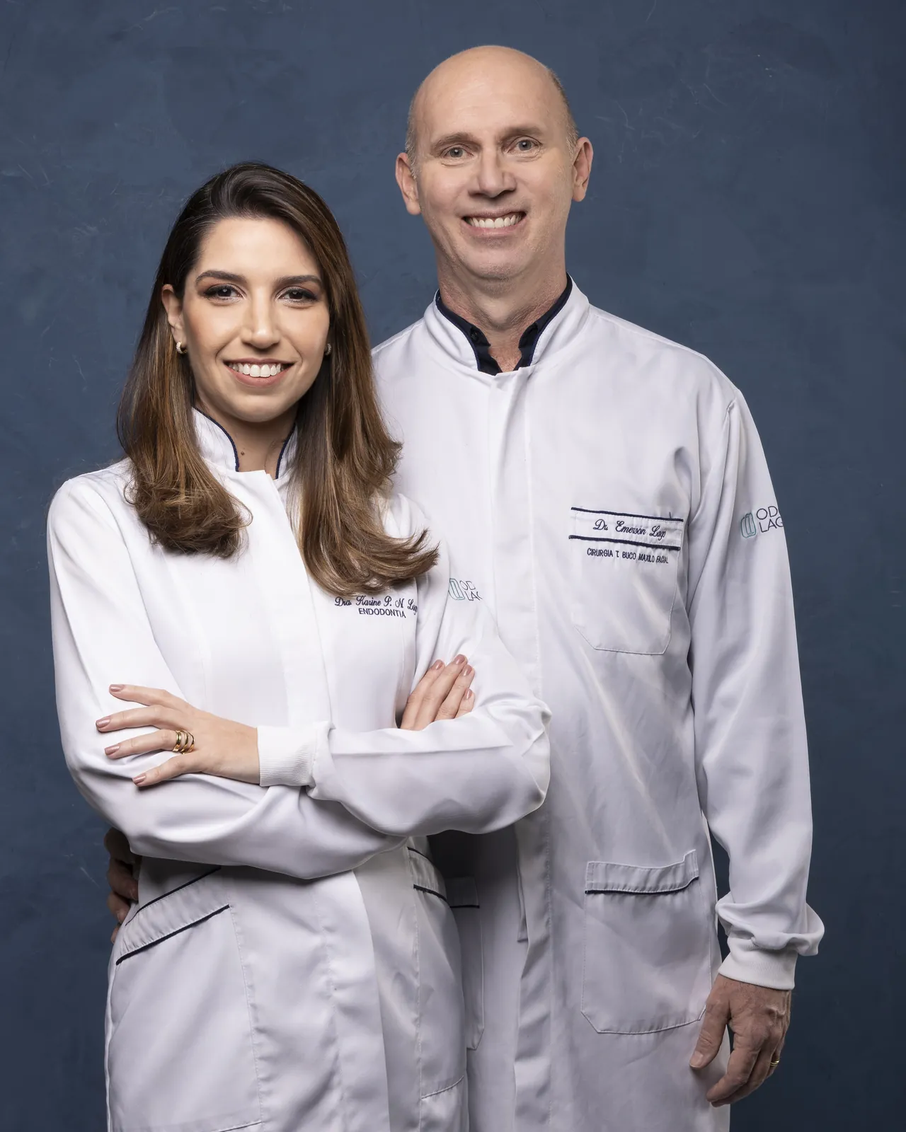 Dr. Emerson e Dra. Karine, dentistas da Odonto Lago em Curitiba